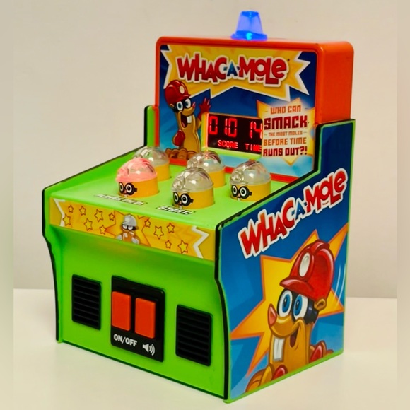 Whac-A-Mole Mini Arcade Tabletop Game - Picture 3 of 6